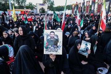 مراسم عزاداری شام غریبان رهبر شهید انقلاب-تبریز
