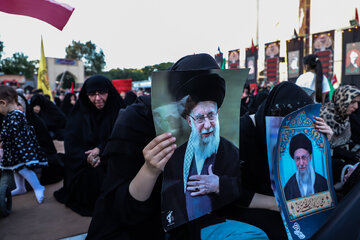 مراسم عزاداری شام غریبان رهبر شهید انقلاب-تبریز