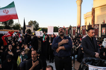 مراسم عزاداری شام غریبان رهبر شهید انقلاب-تبریز