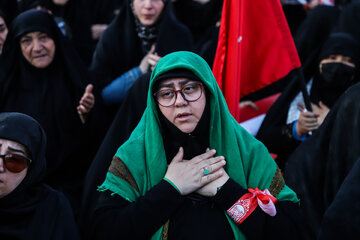 مراسم عزاداری شام غریبان رهبر شهید انقلاب-تبریز