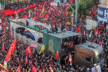 مراسم تشییع پیکر مطهر رهبر شهید انقلاب - مشهد
