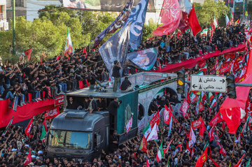 مراسم تشییع پیکر مطهر رهبر شهید انقلاب - مشهد
