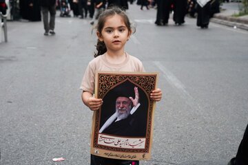 مراسم جاماندگان تشییع رهبر شهید -بابل