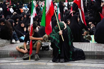 مراسم جاماندگان تشییع رهبر شهید -بابل