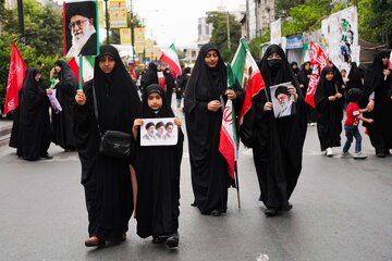 مراسم جاماندگان تشییع رهبر شهید -بابل