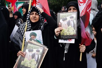 مراسم جاماندگان تشییع رهبر شهید -بابل