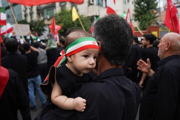 مراسم جاماندگان تشییع رهبر شهید -بابل