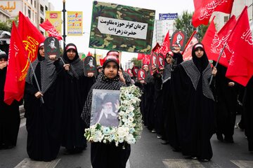 مراسم جاماندگان تشییع رهبر شهید -بابل