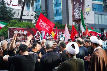 مراسم جاماندگان تشییع رهبر شهید -بابل