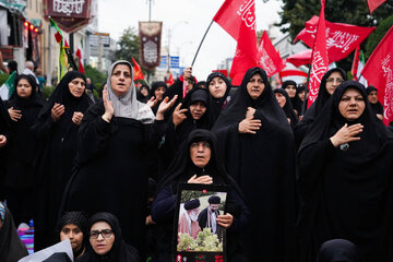 مراسم جاماندگان تشییع رهبر شهید -بابل