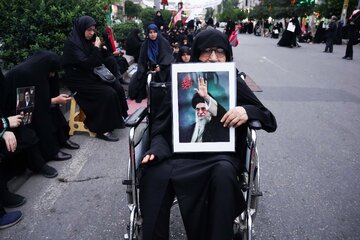 مراسم جاماندگان تشییع رهبر شهید -بابل