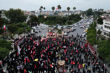 مراسم جاماندگان تشییع رهبر شهید -بابل