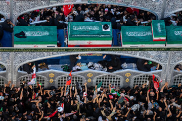 مراسم تشییع پیکر مطهر رهبر شهید انقلاب - مشهد/ 6