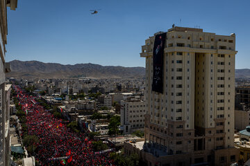 مراسم تشییع پیکر مطهر رهبر شهید انقلاب - مشهد/ 6