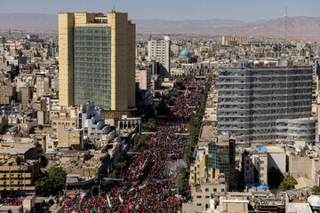 مراسم تشییع پیکر مطهر رهبر شهید انقلاب - مشهد /۴