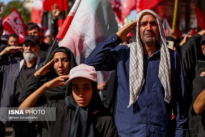 وداع آخر با رهبر شهید انقلاب