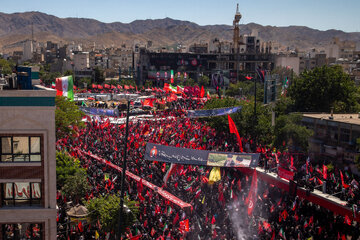 مراسم تشییع پیکر مطهر رهبر شهید انقلاب - مشهد