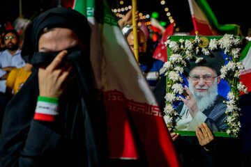 تجمع محوری مردم اهواز در بدرقه آقای شهید ایران