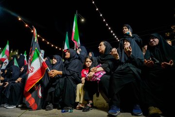 تجمع محوری مردم اهواز در بدرقه آقای شهید ایران