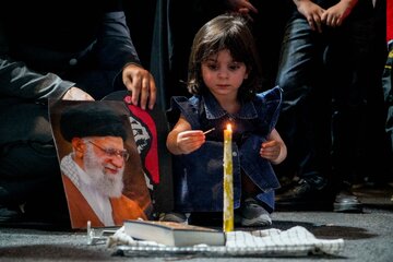 تجمع محوری مردم اهواز در بدرقه آقای شهید ایران