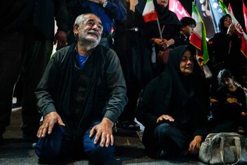 تجمع محوری مردم اهواز در بدرقه آقای شهید ایران