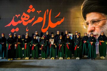 تجمع محوری مردم اهواز در بدرقه آقای شهید ایران