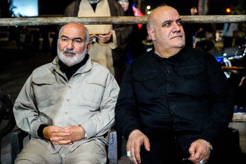 از چپ: سید محمدرضا موالی‌زاده استاندار خوزستان و ولی‌الله حیاتی معاون امنیتی استاندار خوزستان
