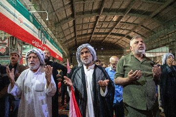 تشییع پیکر سه شهید حافظ امنیت در اهواز