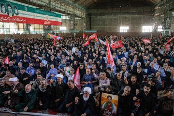 تشییع پیکر سه شهید حافظ امنیت در اهواز
