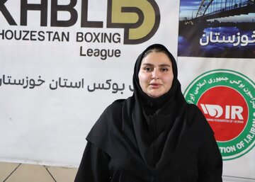 مسابقات بوکس زنان خوزستان در سطح بالایی برگزار شد