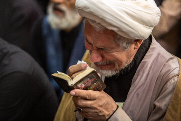 مراسم ترحیم امام مجاهد شهید در حرم حضرت فاطمه معصومه(س)