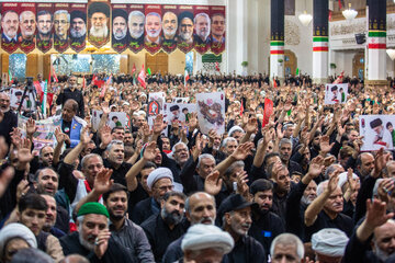 مراسم ترحیم امام مجاهد شهید در حرم حضرت فاطمه معصومه(س)