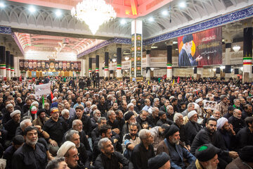 مراسم ترحیم امام مجاهد شهید در حرم حضرت فاطمه معصومه(س)
