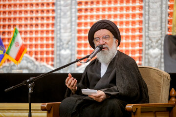 سخنرانی آیت الله  سید احمد خاتمی امام جمعه تهران در بزرگداشت رهبر شهید انقلاب در حرم حضرت معصومه (س)