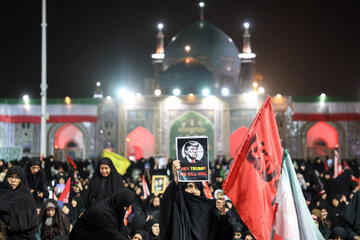 سومین شب بزرگداشت رهبر شهید انقلاب - حرم مطهر رضوی