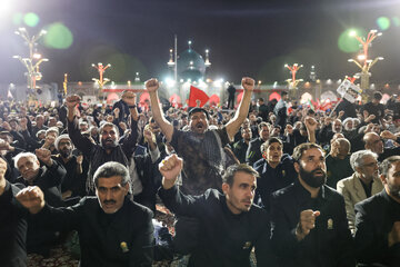 سومین شب بزرگداشت رهبر شهید انقلاب - حرم مطهر رضوی