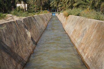 کانال آبی شهرستان تنگستان 