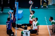 برتری مردان والیبال نشسته ایران برابر عراق