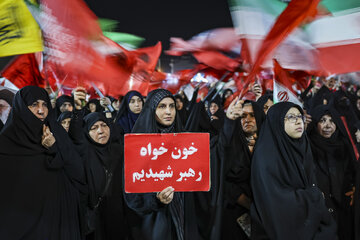 مراسم وداع و تشییع پیکر شهیدان مدافع امنیت در مشهد