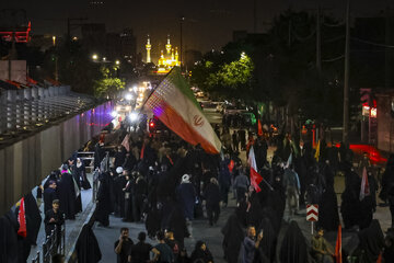 مراسم وداع و تشییع پیکر شهیدان مدافع امنیت در مشهد