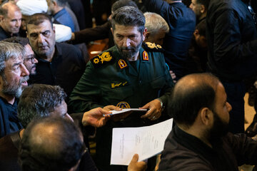 سردار حسن حسن‌زاده، فرمانده سپاه تهران در آیین بزرگداشت رهبر شهید انقلاب