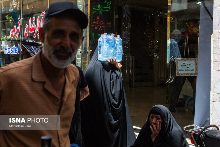 مشهد؛ بر مدار گرمای تابستان