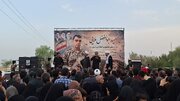 تشییع پیکر سرباز شهید «ملایی» در میان اشک‌های بی‌قرار و دستان مهربان مردم عنبرآباد 