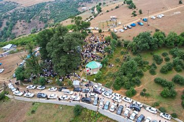 آیین عیدماه طبری (عید مردگان) روستای رَجه سوادکوه
