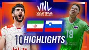 خلاصه بازی والیبال ایران و اسلوونی
