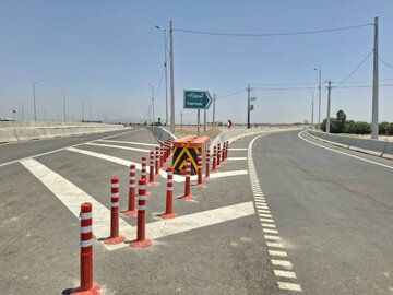 بهره‌برداری از فاز نخست تقاطع غیرهمسطح شهر آفتاب با آزادراه تهران_قم