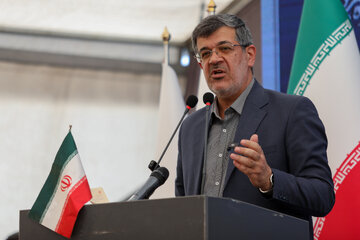 سخنرانی محمد رضا بابایی استاندار یزد در آغاز عملیات اجرایی طرح ملی آزادراه نطنز–یزد–سیرجان در محور اردکان–مهریز