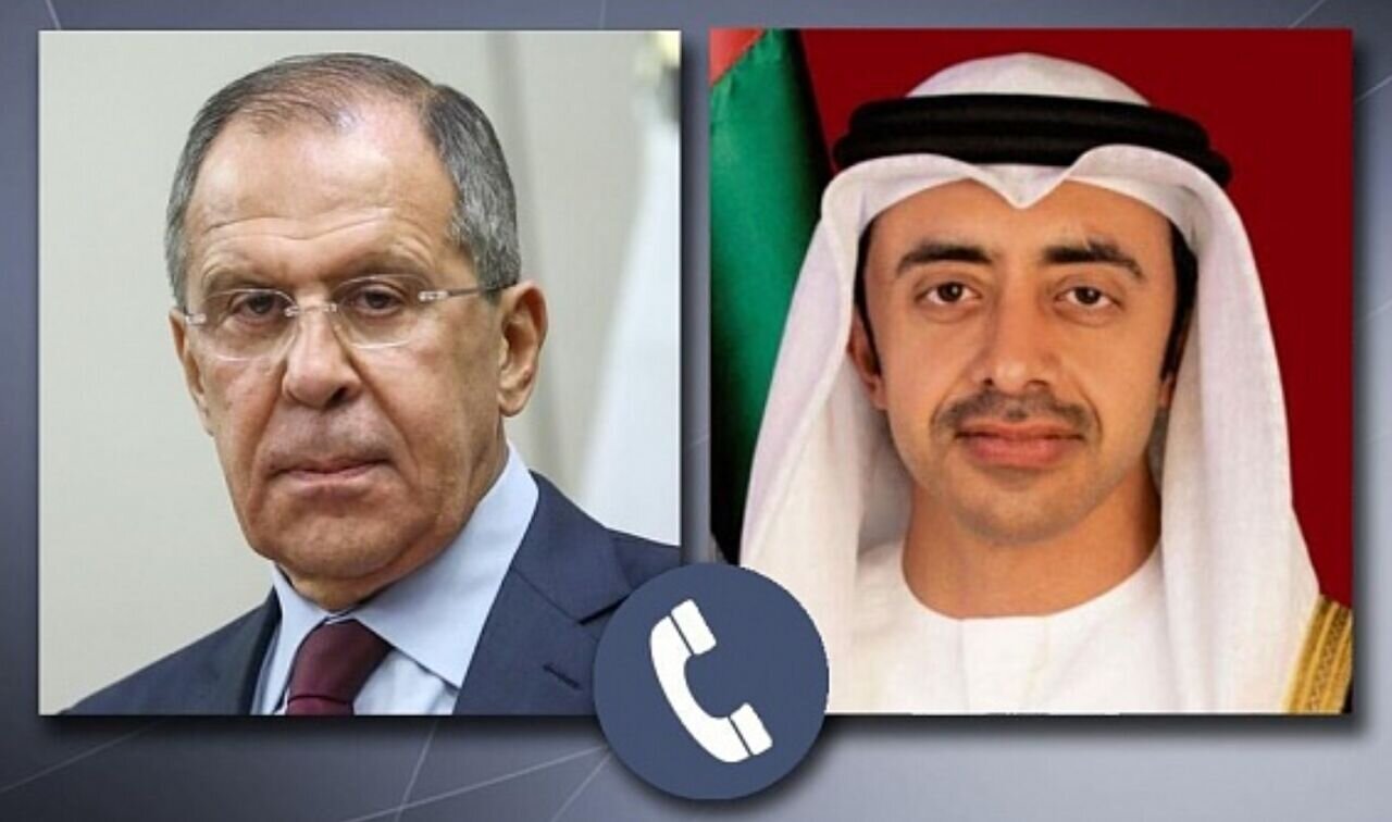 وزرای خارجه روسیه و امارات خواستار توقف فوری خصومتها شدند