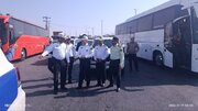 بازگشایی محور سیرجان-هرمزگان/ بازدید رئیس پلیس راهور فراجا از محورهای جنوب کشور 