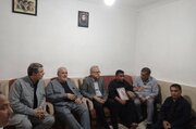 معاون اجرایی رئیس‌جمهور و وزیر نیرو با خانواده شهیده مریم حیدری دیدار کردند